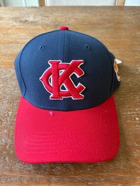 Kansas City Monarchs Embroidered Navy and Red Baseball Cap